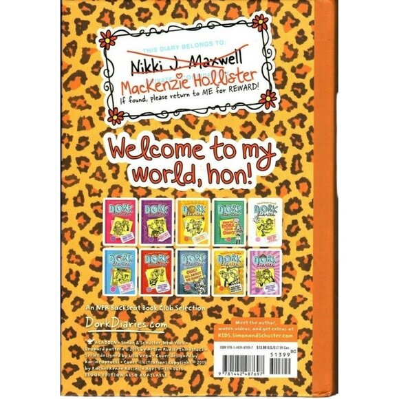 Dork Diaries Tales From a NOT SO Dorky Drama Queen  Book 9  Hardcover - Picture 2 of 2